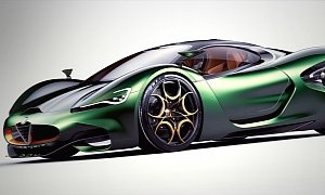 The Alfa Romeo Furia Concept is an Exquisite Work of Fiction