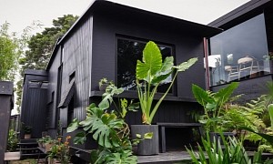 The All-Black Shack Palace Tiny House Breaks All the Rules And Gets Away With It