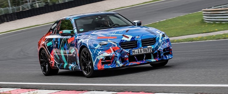 The all-new BMW M2 undergoes driving dynamics testing 