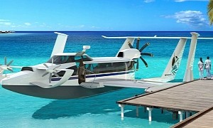 Aquas Ekranoplan-Like Flying Ship Will Ferry 12 Passengers at 125 MPH, Coming in 2024