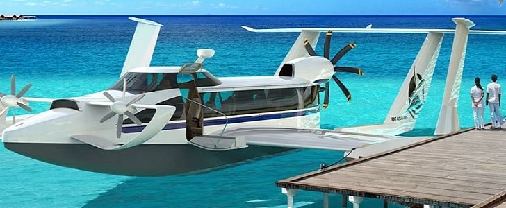 Aquas Ekranoplan-Like Flying Ship Will Ferry 12 Passengers at 125 MPH, Coming in 2024