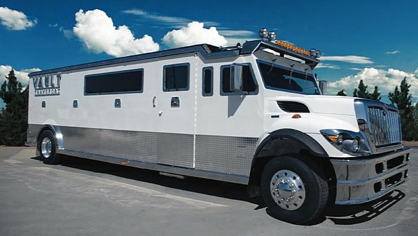 The Armor Horse Vault XXL limo debuted in 2009, is a one-off