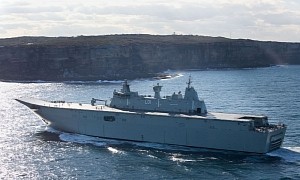 The Australian Navy’s Largest Ship Suffers Power Outage While Providing Disaster Relief