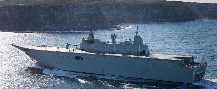 HMAS Adelaide III is one of the most advanced amphibious ships in the world