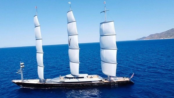 The Maltese Falcon is currently undergoing a refit that will completed in 2023