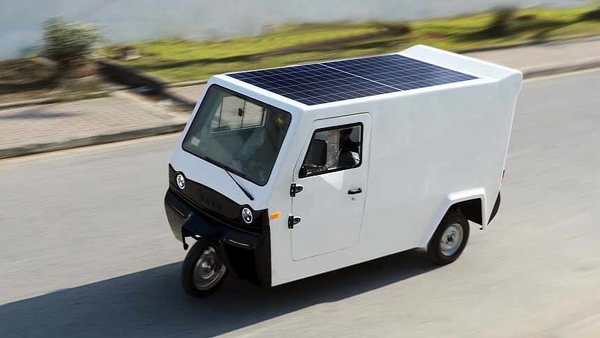 The Bako B1 solar-electric trike is the perfect last-mile delivery solutions