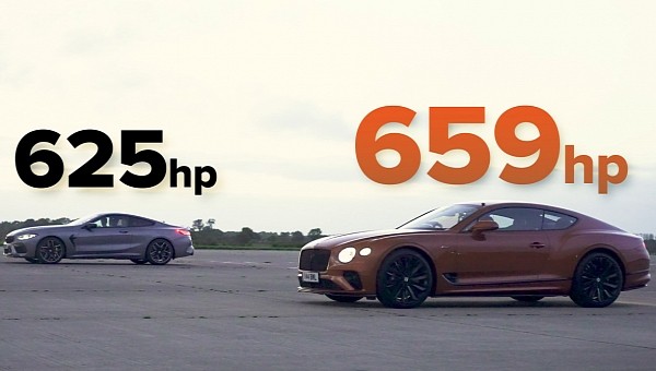 Bentley Continental GT Speed vs. BMW M8 Competition