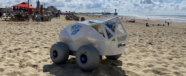 BeachBot or BB is using AI to detect and remove cigarette butts from the beach