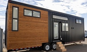 The Bernice Tiny Home Squeezes All the Necessities Into 423 Sq Ft of Living Space