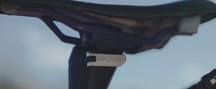 Uplock integrated bike lock
