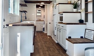 The Big Easy Is a Spacious Tiny House With Downstairs Bedroom and Two Lofts