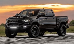 The Black Mammoth Is a Ram 1500 TRX With More Power Than the Original Bugatti Veyron