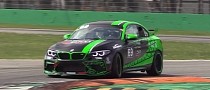 The BMW M2 CS Racing Sounds Like a Proper Race Car at the Track