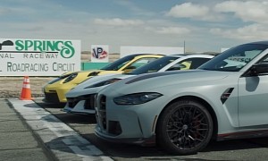 The BMW M4 CSL May Be Fast, but the Porsche 911 GT3 RS and Corvette Z06 Aren't Impressed