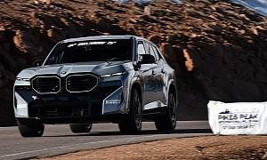 BMW XM Label Revisits Crash Scene, Finally Breaks Record at Pikes Peak