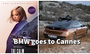 The Calm: BMW Takes Cannes 2023 by Storm With the i7, Hollywood Action, and Uma Thurman
