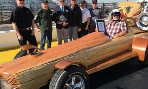 The Canadian Who Turned a Log into a Car Has Now Set a New World Record