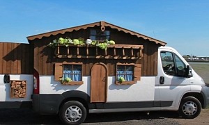 The Chaletvan Is How You Turn an Old Fiat Ducato Into an Alpine Chalet