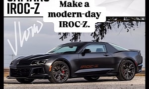 The Chevy Camaro ZL1 Morphing Into a Contemporary IROC-Z Feels Natural in Fantasy Land