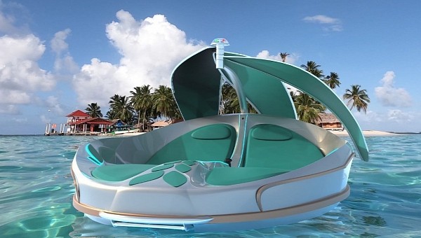 Electric watercraft promises your very own private island for two, total luxury
