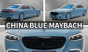 The China-Blue Mercedes-Maybach S 680 Doesn't Come From China, Still Looks Like a Knockoff