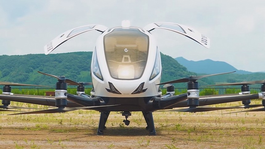 EHang's air taxi now has the green light to fly without a pilot