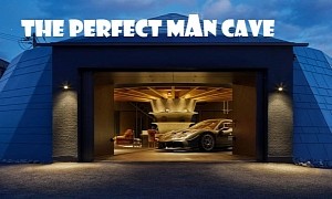 The Circus Home Is More than a Garage House. It’s the Perfect Man Cave