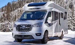 The Class C Alora Boasts a Hidden Garage and Flawless Interior All Set on a Ford Transit