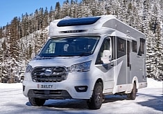The Class C Alora Boasts a Hidden Garage and Flawless Interior All Set on a Ford Transit