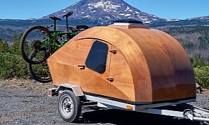 The CLC Teardrop Camper Still Wows Us With Its Unique, Affordable, and DIY Design