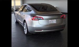 The Closest Look Yet at a Tesla Model 3 Comes via This Walkaround Video