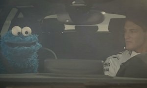 The Cookie Monster Teams Up with DTM Champ Marco Wittmann for... Donuts