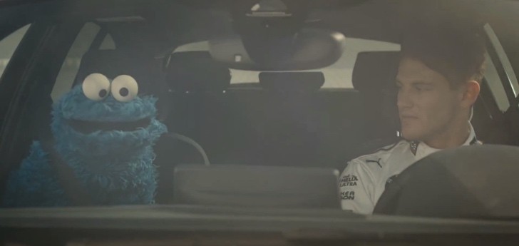 BMW 1 Series Facelift commercial: cookie monster and Marco Wittmann