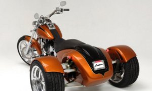 The Custom Trike Kit for Harley Softails by California Sidecar