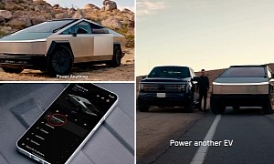 Cybertruck Recharges Stranded Ford F-150 Lightning in Latest Tesla Promo Video
