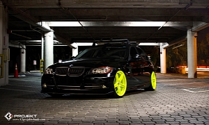 The Delivery Car for K3 Projekt is a 328i BMW E90