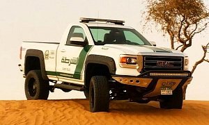 The Dubai Police Force Has a New 2015 GMC Sierra: Super...Pickup Truck?