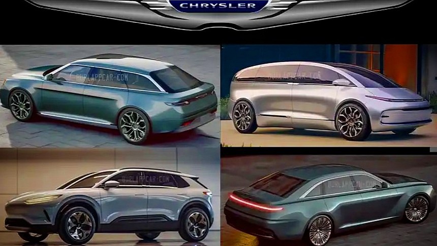Chrysler 300 EV, Sebring EV, Pacifica EV renderings by vburlapp