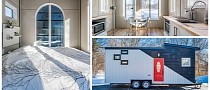 The Elevate Tiny Home Features a Lift Bed and Gorgeous Spa-Like Bathroom