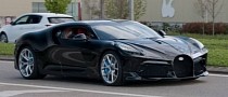 The Elusive, One-Off Bugatti La Voiture Noire Spotted for the First Time