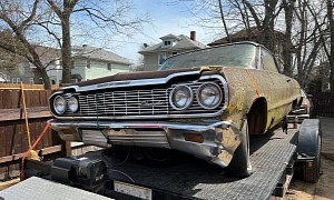 The End: Once-Gorgeous 1964 Chevrolet Impala SS Is Junk, Could End Into the Crusher