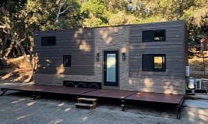 The Estate Is a Tiny Home on Wheels That Boasts a Spacious All-Wood Interior