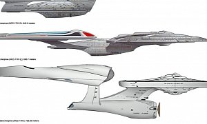 The Evolution of Starship Enterprise, the Coolest Deep-Space Explorer Ever