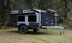 The Expedition 500 Premium, Off-Road-Ready Pop-Up Trailer Makes Camping a Breeze