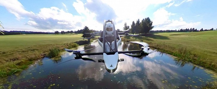 The Jetson One looks amazing flying over water and open fields