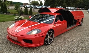 The Ferrari 360 Modena Limo Is Definitely World’s Fastest Way to Get Attention