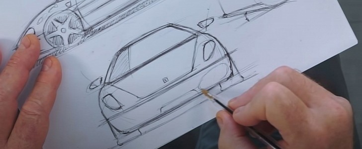Frank Stephenson designing the F430 in 60 Seconds
