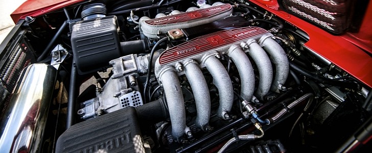 Ferrari flat-12 engine