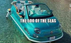 The Fiat 500 Offshore Is an Adorable, Limited-Edition Car-Boat Hybrid
