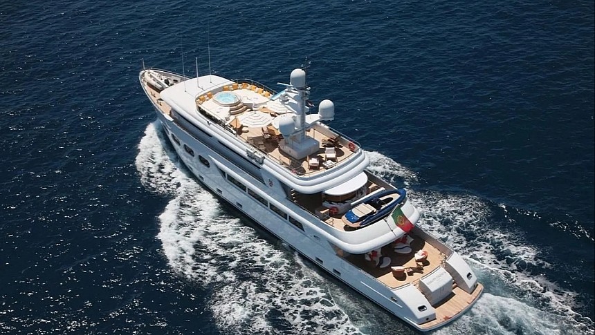 Baron Trenck is the perfect mix between a world-traveling explorer and a luxury superyacht